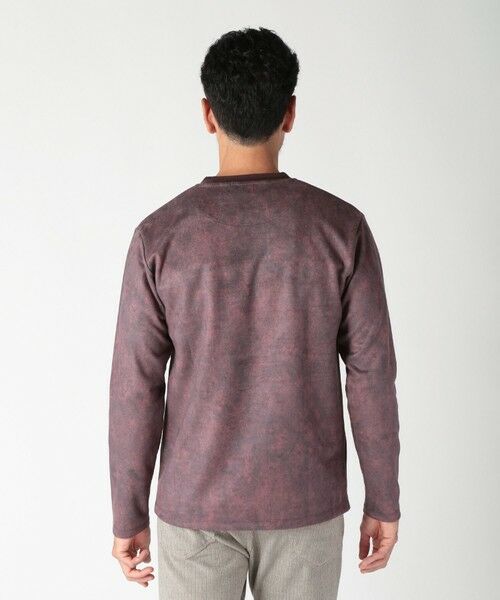 MEN'S BIGI / メンズビギ Tシャツ | ムラ柄プリントポンチカットソー | 詳細14