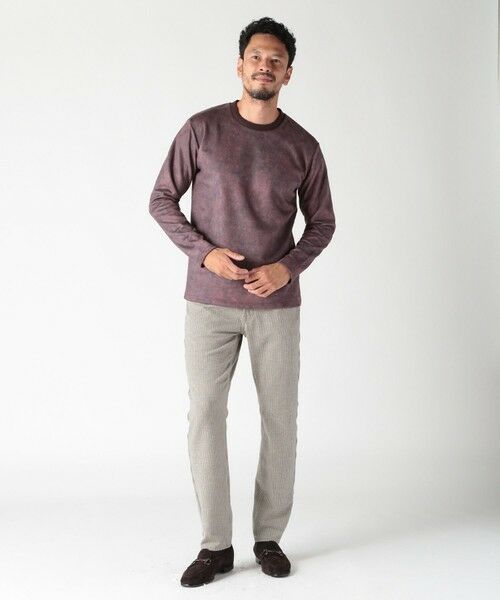 MEN'S BIGI / メンズビギ Tシャツ | ムラ柄プリントポンチカットソー | 詳細16