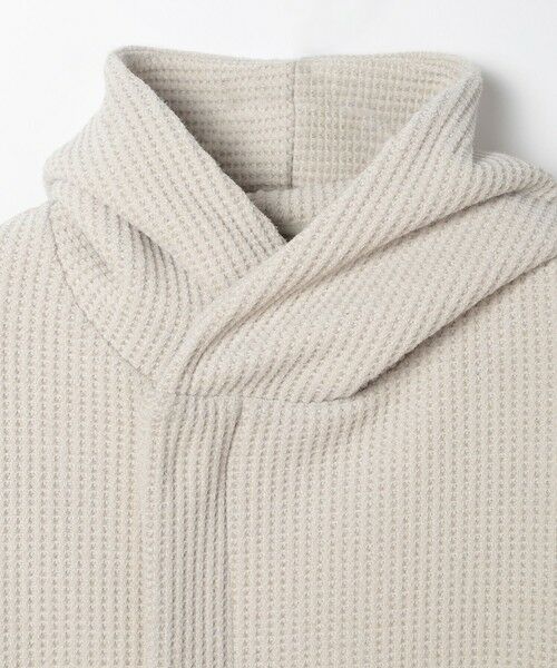 MEN'S BIGI / メンズビギ スウェット | ボリュームネック起毛ワッフルパーカー | 詳細9