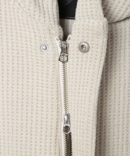 MEN'S BIGI / メンズビギ スウェット | ボリュームネック起毛ワッフルパーカー | 詳細10