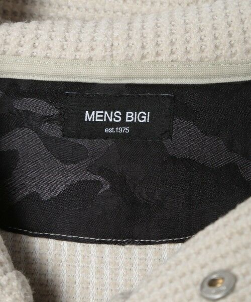 MEN'S BIGI / メンズビギ スウェット | ボリュームネック起毛ワッフルパーカー | 詳細11