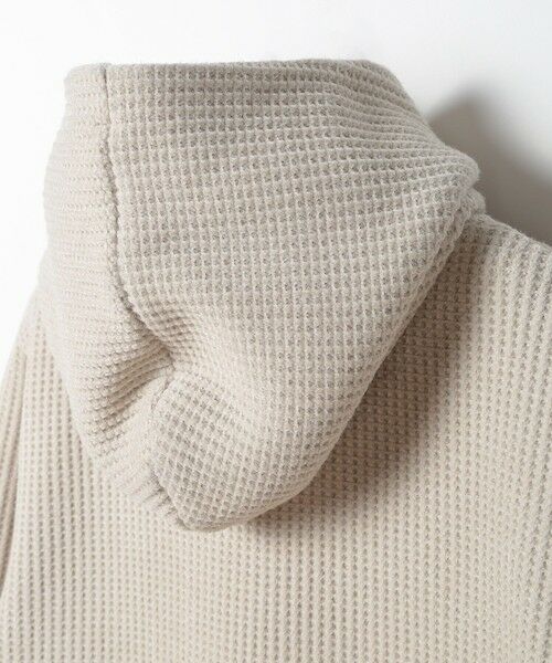 MEN'S BIGI / メンズビギ スウェット | ボリュームネック起毛ワッフルパーカー | 詳細15