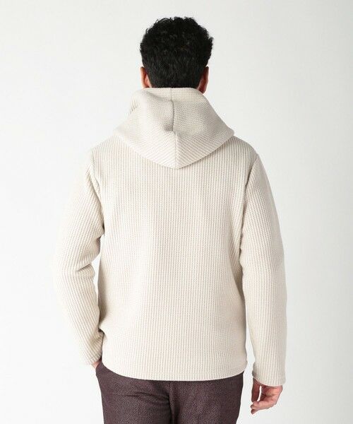 MEN'S BIGI / メンズビギ スウェット | ボリュームネック起毛ワッフルパーカー | 詳細3