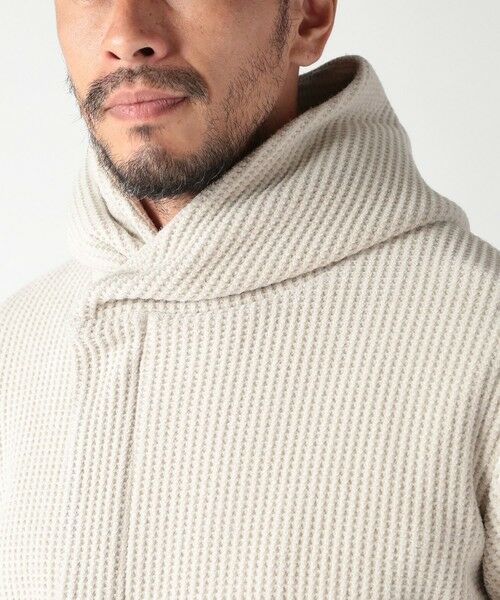 MEN'S BIGI / メンズビギ スウェット | ボリュームネック起毛ワッフルパーカー | 詳細4