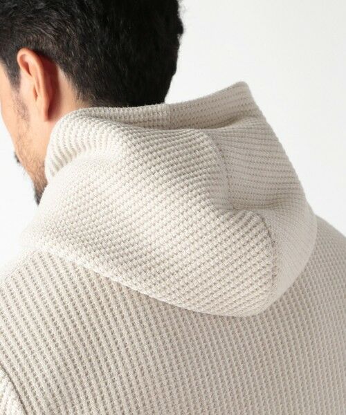 MEN'S BIGI / メンズビギ スウェット | ボリュームネック起毛ワッフルパーカー | 詳細7