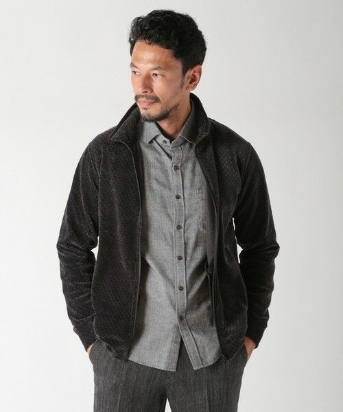 MEN'S BIGI / メンズビギ ブルゾン | スタンドジップモールジャカードブルゾン | 詳細1