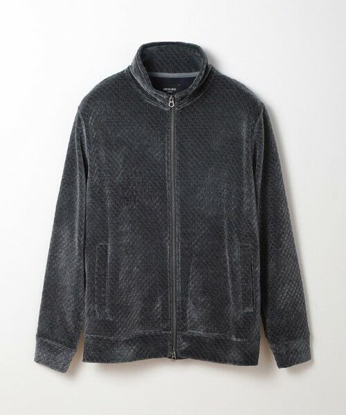 MEN'S BIGI / メンズビギ ブルゾン | スタンドジップモールジャカードブルゾン（ネイビー）