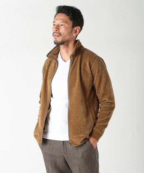 MEN'S BIGI / メンズビギ ブルゾン | スタンドジップモールジャカードブルゾン | 詳細7