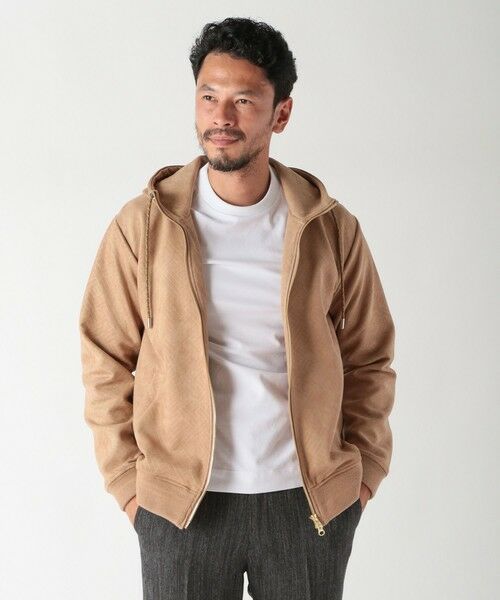 MEN'S BIGI / メンズビギ スウェット | テックスエードエンボスパーカー | 詳細8