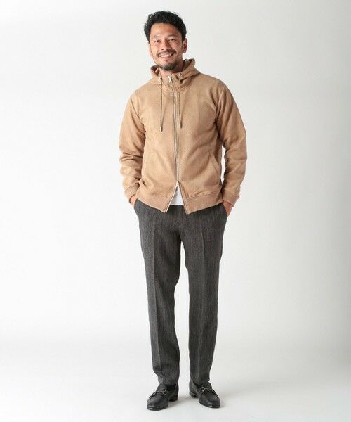 MEN'S BIGI / メンズビギ スウェット | テックスエードエンボスパーカー | 詳細9