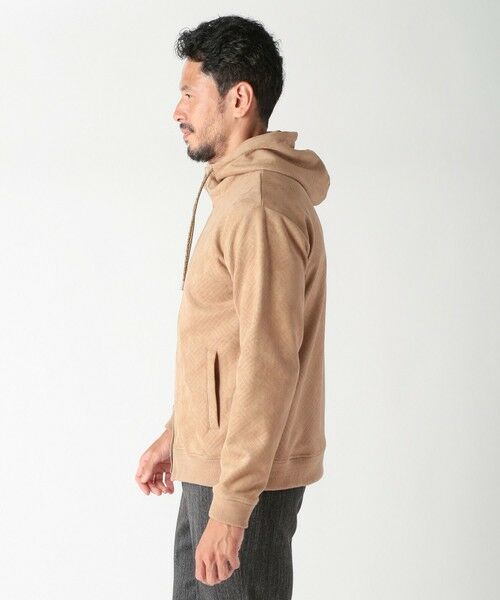 MEN'S BIGI / メンズビギ スウェット | テックスエードエンボスパーカー | 詳細2