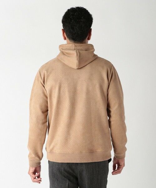 MEN'S BIGI / メンズビギ スウェット | テックスエードエンボスパーカー | 詳細3