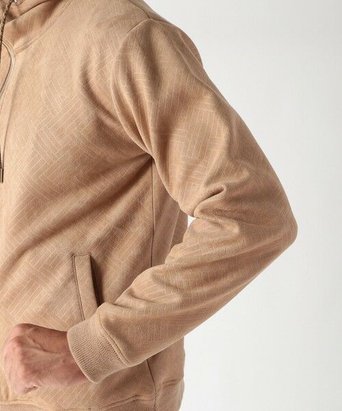 MEN'S BIGI / メンズビギ スウェット | テックスエードエンボスパーカー | 詳細6
