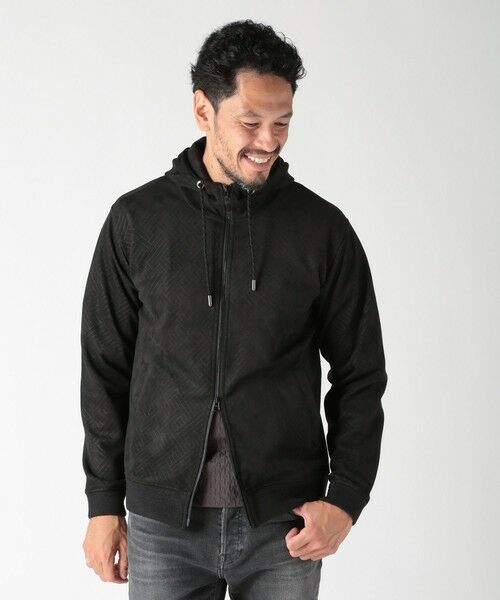 MEN'S BIGI / メンズビギ スウェット | テックスエードエンボスパーカー | 詳細19