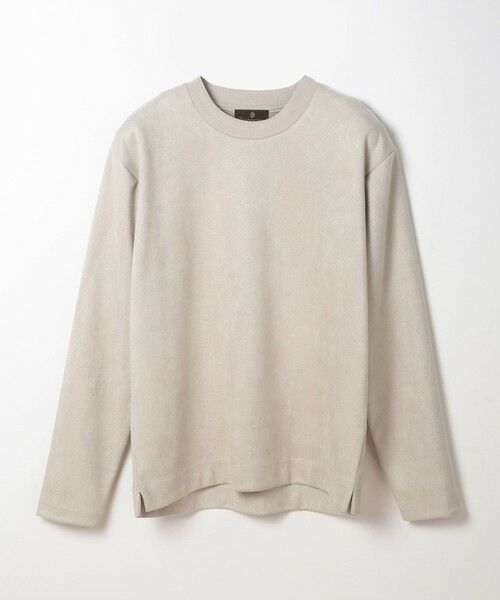 MEN'S BIGI / メンズビギ Tシャツ | テックスエードロングスリーブカットソー（オフホワイト）