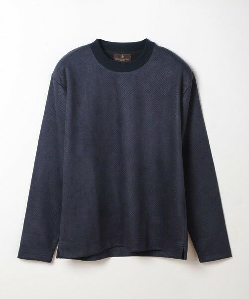 MEN'S BIGI / メンズビギ Tシャツ | テックスエードロングスリーブカットソー（ネイビー）