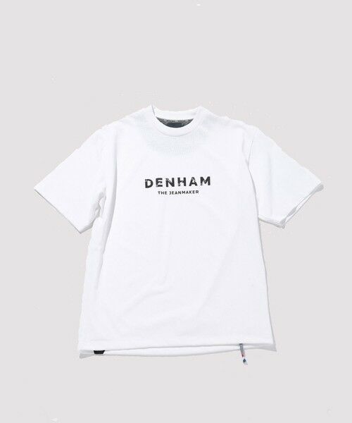 MEN'S BIGI / メンズビギ Tシャツ | 【DENHAM×MEN'S BIGI】TRYCOOL天竺シザープリントT（ホワイト）