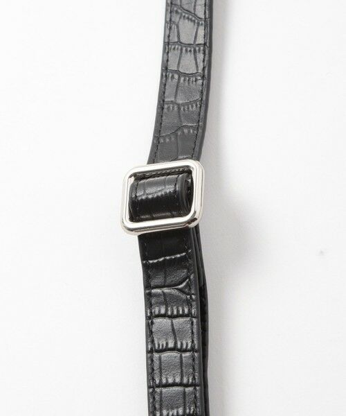 MEN'S BIGI / メンズビギ クラッチ・パーティバッグ | クロコ風レザー横型マルチクラッチバッグ | 詳細10