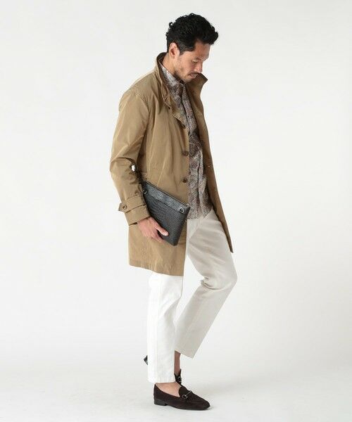 MEN'S BIGI / メンズビギ クラッチ・パーティバッグ | クロコ風レザー横型マルチクラッチバッグ | 詳細2