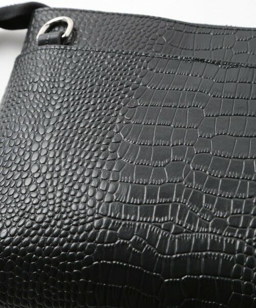 MEN'S BIGI / メンズビギ クラッチ・パーティバッグ | クロコ風レザー横型マルチクラッチバッグ | 詳細6