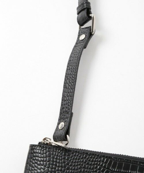 MEN'S BIGI / メンズビギ クラッチ・パーティバッグ | クロコ風レザー横型マルチクラッチバッグ | 詳細9