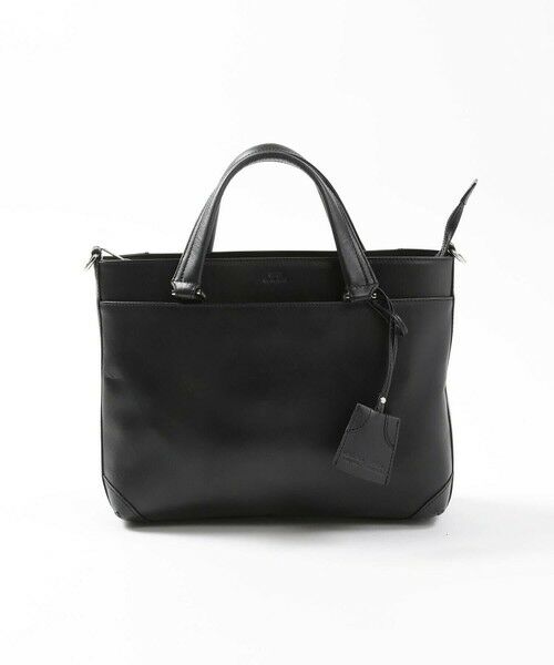 MEN'S BIGI / メンズビギ トートバッグ | 【SEEKER/シーカー】別注ムラレザー2WAYブリーフケース（ブラック）