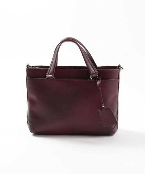 MEN'S BIGI / メンズビギ トートバッグ | 【SEEKER/シーカー】別注ムラレザー2WAYブリーフケース（ダークブラウン）