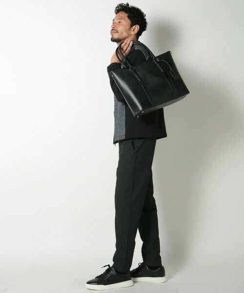 MEN'S BIGI / メンズビギ トートバッグ | 【SEEKER/シーカー】別注ムラレザー2WAYトートバッグ | 詳細11
