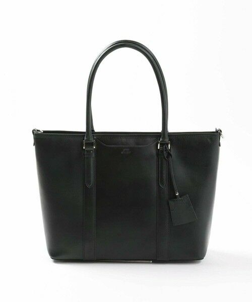 MEN'S BIGI / メンズビギ トートバッグ | 【SEEKER/シーカー】別注ムラレザー2WAYトートバッグ（ブラック）