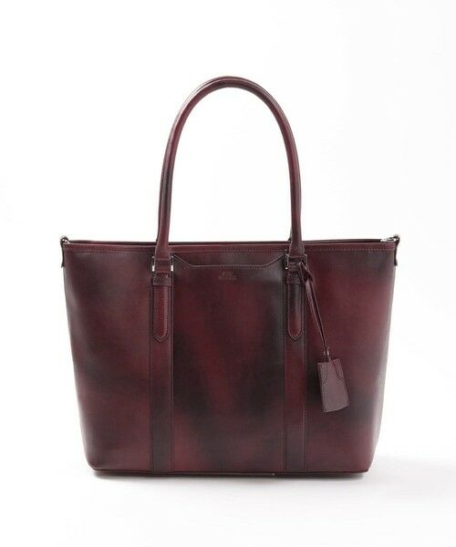 MEN'S BIGI / メンズビギ トートバッグ | 【SEEKER/シーカー】別注ムラレザー2WAYトートバッグ（ダークブラウン）