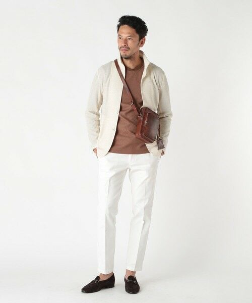 MEN'S BIGI / メンズビギ メッセンジャーバッグ・ウエストポーチ | 【SEEKER/シーカー】別注 ムラレザーミニショルダーバッグ | 詳細11