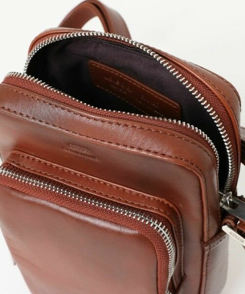 MEN'S BIGI / メンズビギ メッセンジャーバッグ・ウエストポーチ | 【SEEKER/シーカー】別注 ムラレザーミニショルダーバッグ | 詳細12