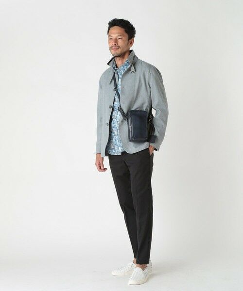 MEN'S BIGI / メンズビギ メッセンジャーバッグ・ウエストポーチ | 【SEEKER/シーカー】別注 ムラレザーミニショルダーバッグ | 詳細14