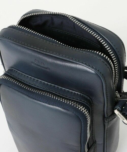 MEN'S BIGI / メンズビギ メッセンジャーバッグ・ウエストポーチ | 【SEEKER/シーカー】別注 ムラレザーミニショルダーバッグ | 詳細15