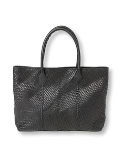 MEN'S BIGI / メンズビギ トートバッグ | 【HOLLINGWORTH COUNTRY OUTFITTERS】編み込みレザートートバッグ