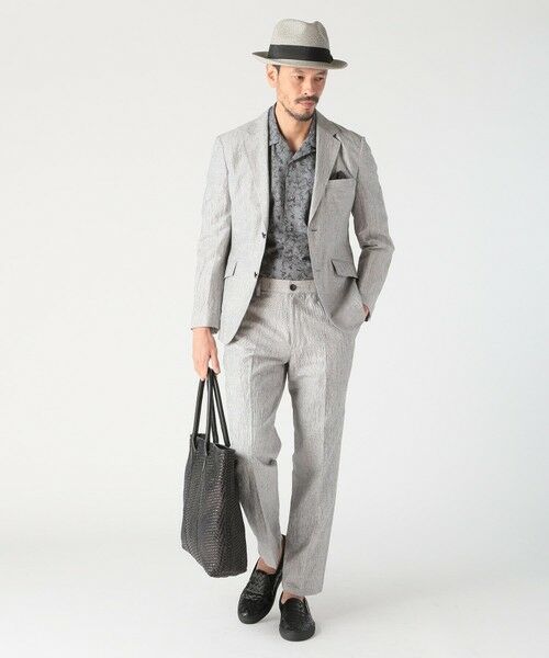 MEN'S BIGI / メンズビギ トートバッグ | 【HOLLINGWORTH COUNTRY OUTFITTERS】編み込みレザートートバッグ | 詳細2