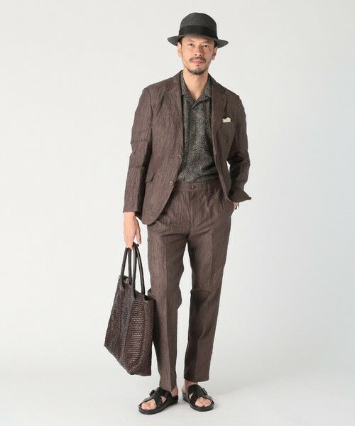 MEN'S BIGI / メンズビギ トートバッグ | 【HOLLINGWORTH COUNTRY OUTFITTERS】編み込みレザートートバッグ | 詳細11