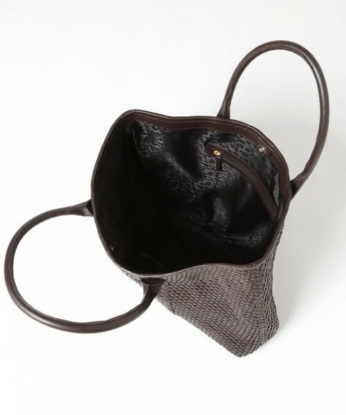 MEN'S BIGI / メンズビギ トートバッグ | 【HOLLINGWORTH COUNTRY OUTFITTERS】編み込みレザートートバッグ | 詳細7