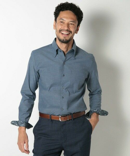 MEN'S BIGI / メンズビギ ベルト・サスペンダー | アドバンレザーリバーシブルドレスベルト | 詳細1