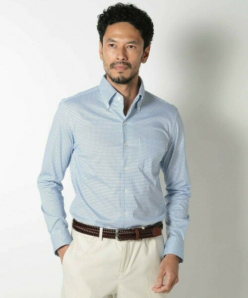 MEN'S BIGI / メンズビギ ベルト・サスペンダー | 【DOMODOSSOLA】レザーメッシュプレーンベルト | 詳細6