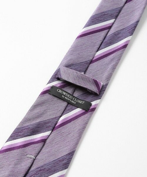 MEN'S BIGI / メンズビギ ネクタイ | シャンブレーストライプ/ドット柄クレリックタイ | 詳細11