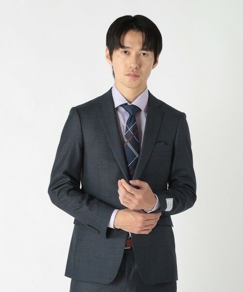 MEN'S BIGI / メンズビギ ネクタイ | オーバーチェック/ピンドット柄クレリックタイ | 詳細8