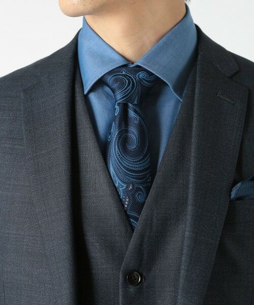 MEN'S BIGI / メンズビギ ネクタイ | 配色ペイズリー柄ネクタイ | 詳細5