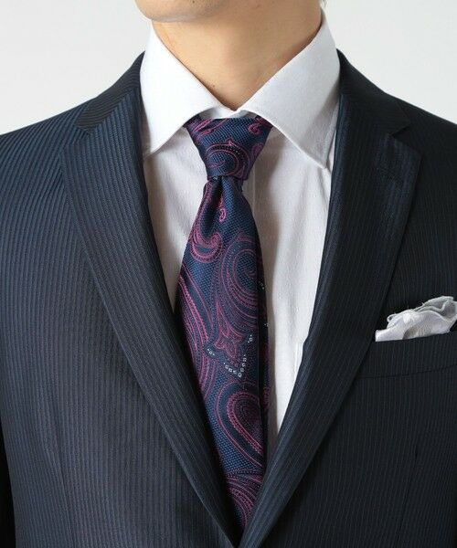 MEN'S BIGI / メンズビギ ネクタイ | 配色ペイズリー柄ネクタイ | 詳細9