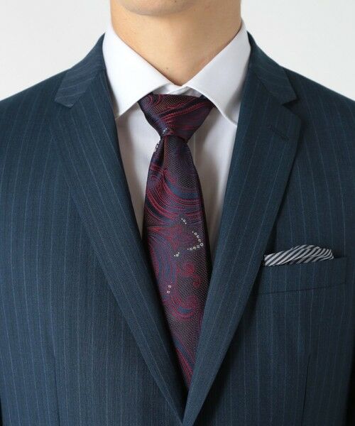 MEN'S BIGI / メンズビギ ネクタイ | 配色ペイズリー柄ネクタイ | 詳細12