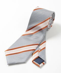 MEN'S BIGI / メンズビギ ネクタイ | サッカーストライプ柄ネクタイ