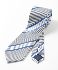 MEN'S BIGI / メンズビギ ネクタイ | サッカーストライプ柄ネクタイ