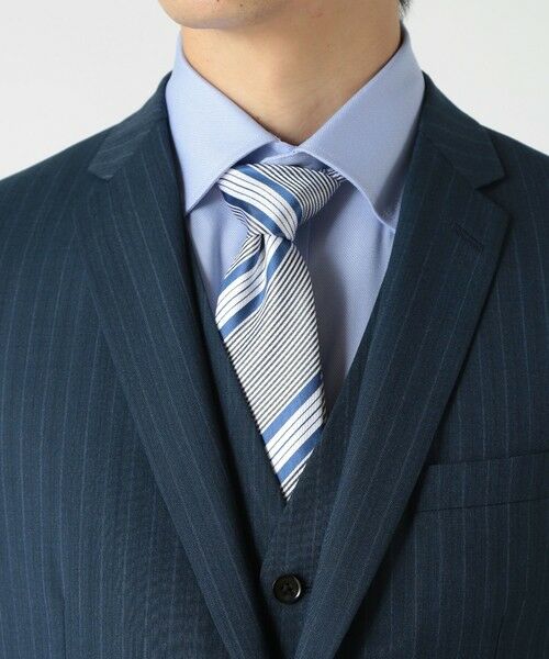 MEN'S BIGI / メンズビギ ネクタイ | サッカーストライプ柄ネクタイ | 詳細6