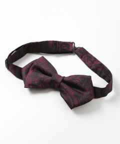 MEN'S BIGI / メンズビギ ネクタイ | シャドーペイズリー蝶ネクタイ（同素材スカーフあり）