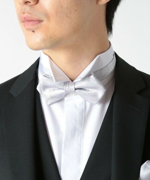 MEN'S BIGI / メンズビギ ネクタイ | シャドーペイズリー蝶ネクタイ（同素材スカーフあり） | 詳細9